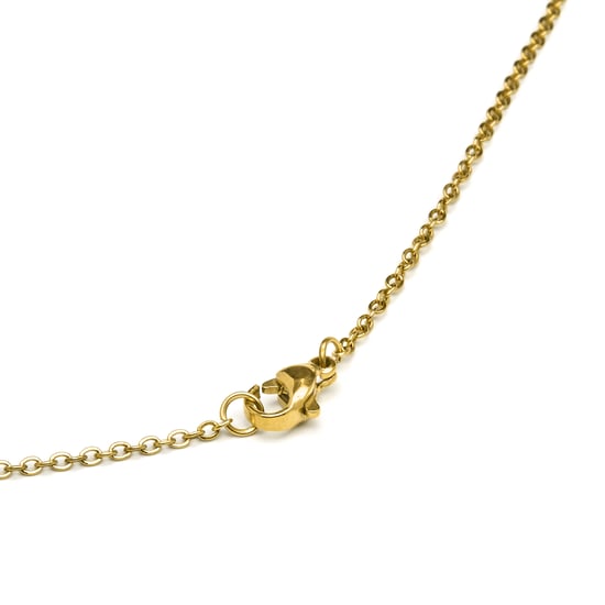 Collar Luxenter en nácar blanco acabado en oro amarillo de 18 quilates - Alfabeto - Image 4