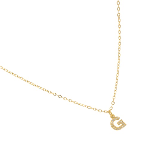 Collar Luxenter con Zirconia Brillante acabado en oro de 18k - Alfabeto - Image 3