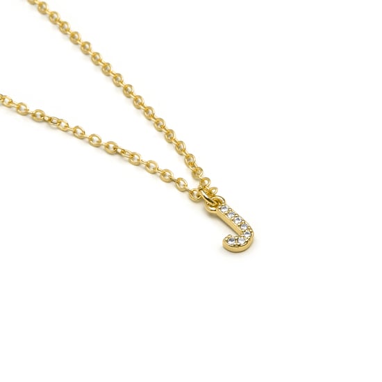Collar Luxenter con Zirconia Brillante acabado en oro de 18k - Alfabeto - Image 3
