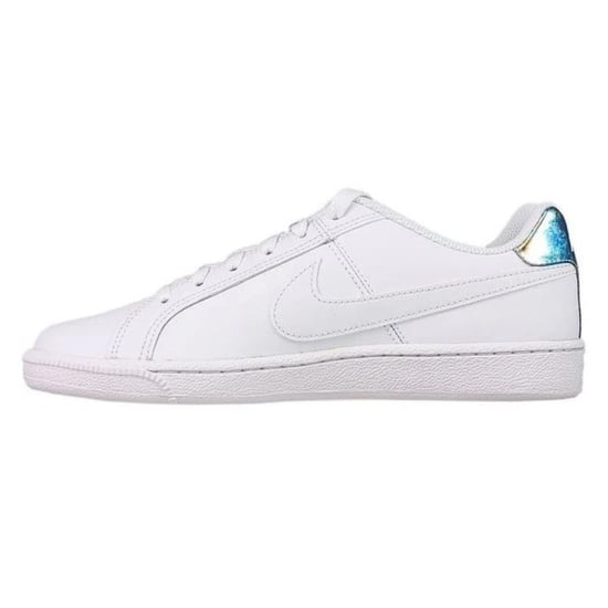 Zapatillas Nike Court Royale Con Tacón Plateado Y Blancas - Image 2