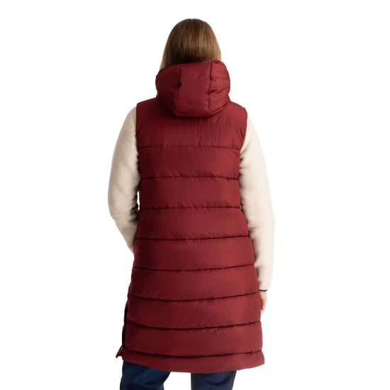 Trespass Womens/Ladies Leona Quilted Gilet (Dark Cherry) - Image 3