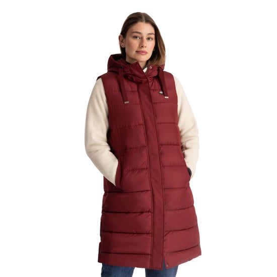 Trespass Womens/Ladies Leona Quilted Gilet (Dark Cherry) - Image 4