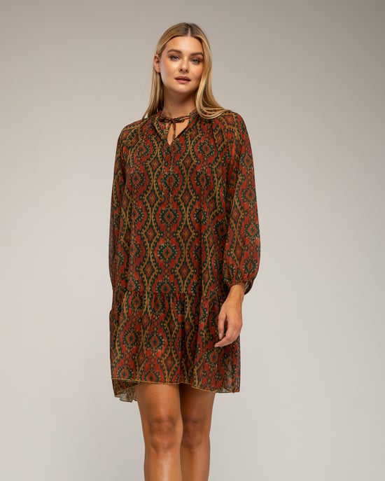 Vestido con estamampado geométrico - Image 2