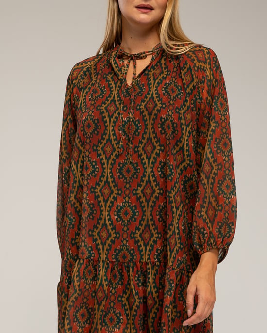 Vestido con estamampado geométrico - Image 4