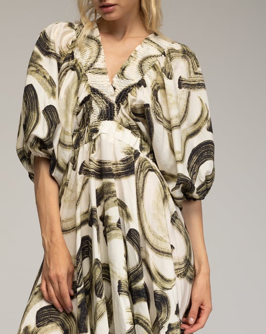 Vestido maxi estampado - Image 4