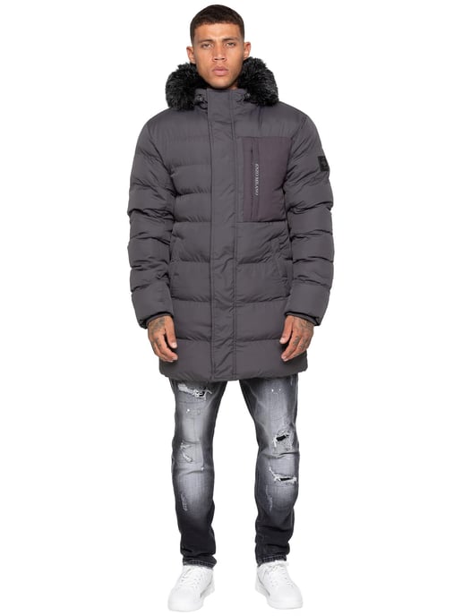 Enzo Milano | Chaqueta de plumas larga para hombres - Image 3