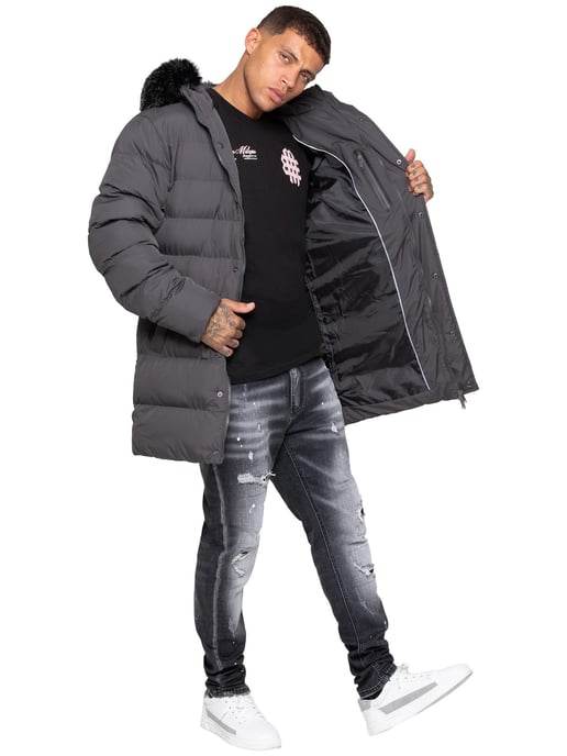 Enzo Milano | Chaqueta de plumas larga para hombres - Image 5
