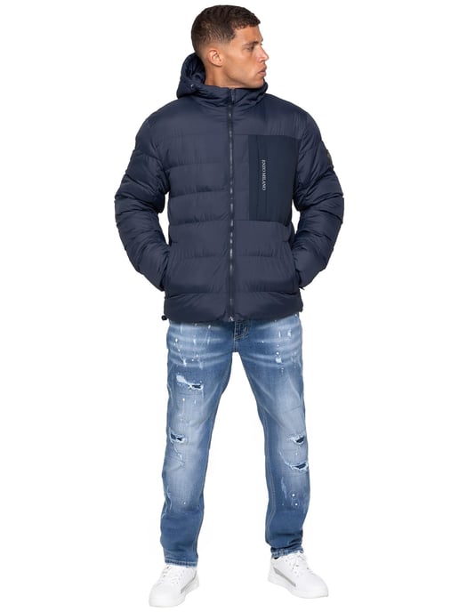 Enzo Milano | Chaqueta Puffer con Capucha para Hombre - Image 5