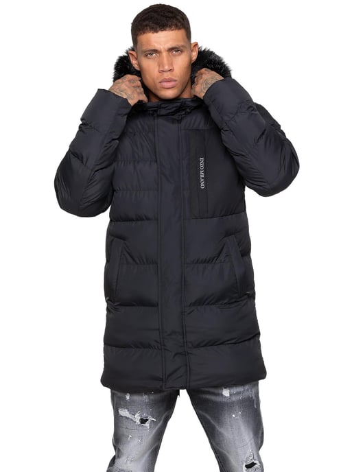 Enzo Milano | Chaqueta de Puffer Larga para Hombre - Image 1