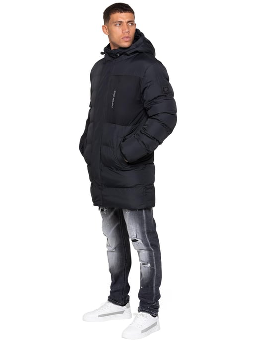Enzo Milano | Chaqueta de Puffer Larga para Hombre - Image 3