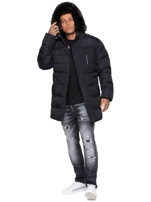 Enzo Milano | Chaqueta de Puffer Larga para Hombre - Image 6