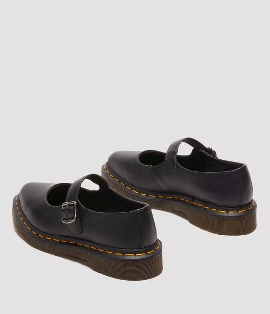 Zapatos Negros de Mujer Dr. Martens Elphie Mary Jane de Cuero Virginia - Image 5