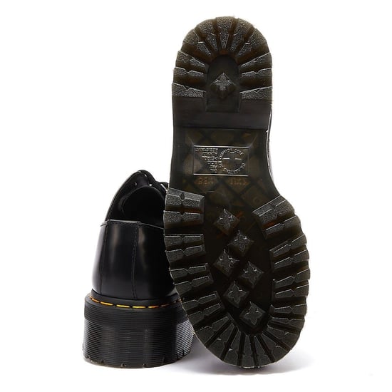Zapatos para mujer Dr. Martens 1461 Quad de cuero liso - (Negro) - Image 5