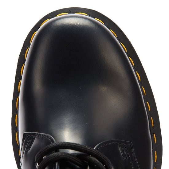 Zapatos para mujer Dr. Martens 1461 Quad de cuero liso - (Negro) - Image 6