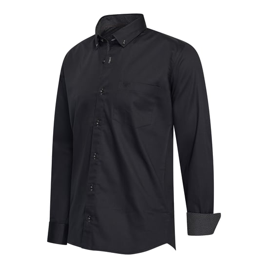 Cappuccino Italia Camisas Camisa Ancona Negra - Image 1