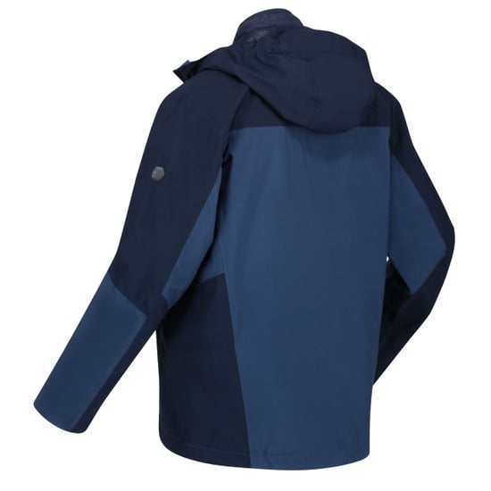 Regatta Mens Wentwood VII 3 in 1 Waterproof Jacket (Navy/Admiral Blue) - Image 4