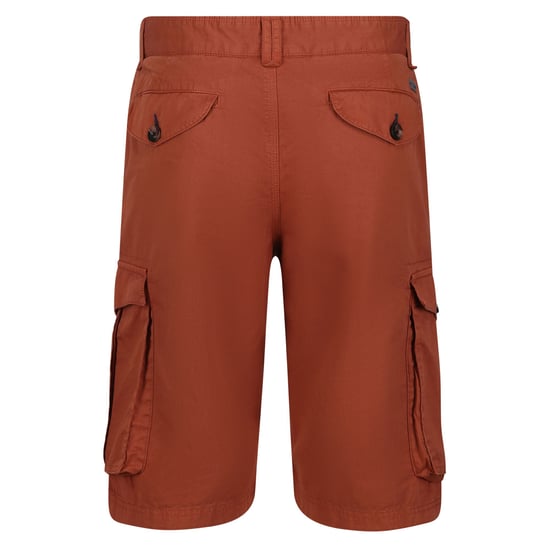 Regatta Mens Shorebay Vintage Cargo Shorts (Baked Clay) - Image 2