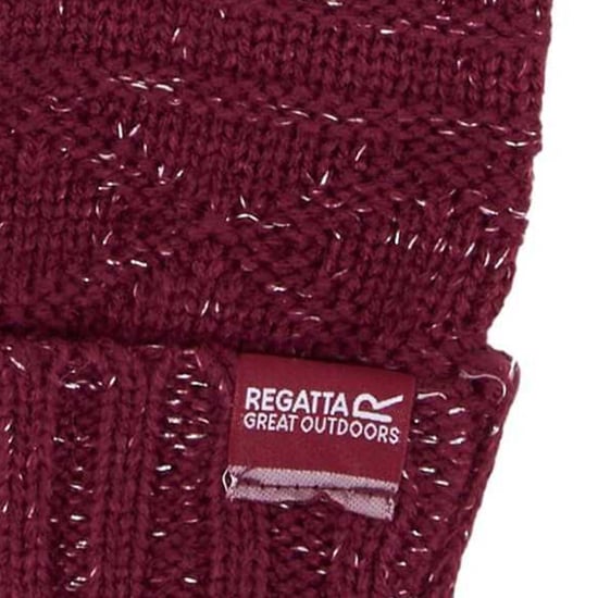 Regatta Womens/Ladies Multimix V Gloves (Rumba Red) - Image 3