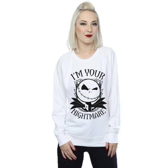 Disney Womens/Ladies Nightmare Before Christmas Nightmare Sweatshirt (White) - Image 3