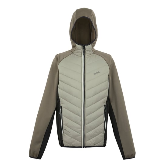 Regatta Mens Andreson VIII Hybrid Jacket (Golden Sand/Treetop/Black) - Image 1