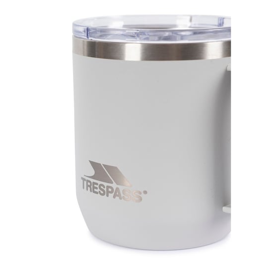 Trespass Nooper Stainless Steel Travel Mug (Platinum) - Image 5