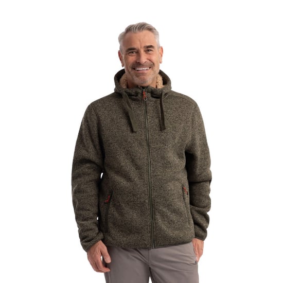 Trespass Mens Tableypipe Fleece Jacket (Ivy Marl) - Image 4