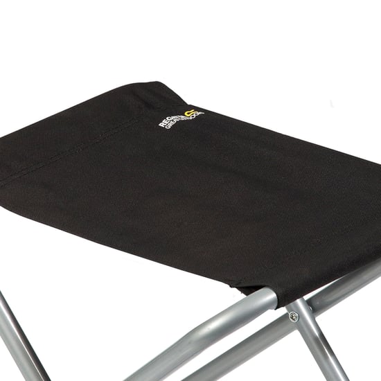 Regatta Great Outdoors Marcos Camping Stool (Black/Seal Grey) - Image 2