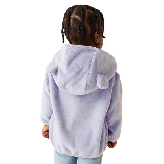 Regatta Childrens/Kids Shyla The Leopard Fleece Jacket (Lilac Frost) - Image 4