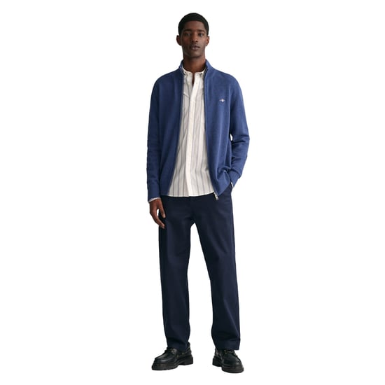GANT Mens Casual Cotton Zip Cardigan - Image 6