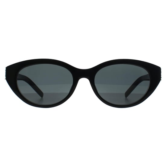 Saint Laurent Ovalado Mujer Brillante Habana Oscuro Gris SLM148 - Image 1