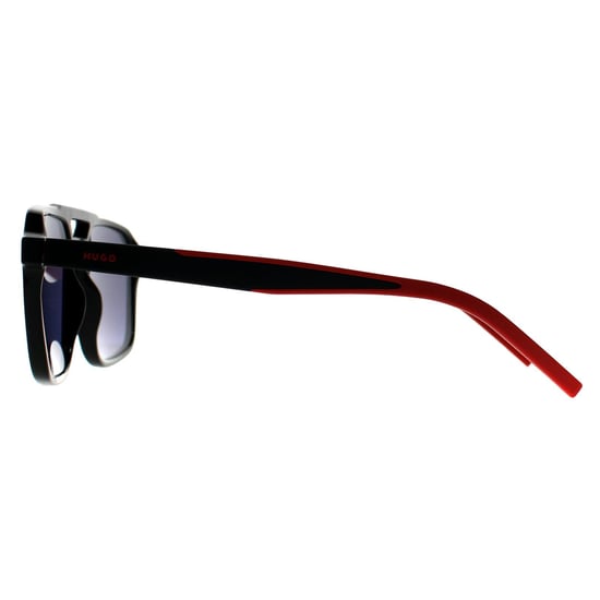 Hugo by Hugo Boss Aviator Hombre Negro Rojo Espejo HG 1335/S - Image 2