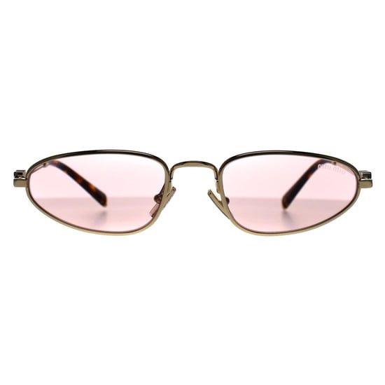 Miu Miu Ovalado Mujer Oro Pálido Rosa MU52AS - Image 1