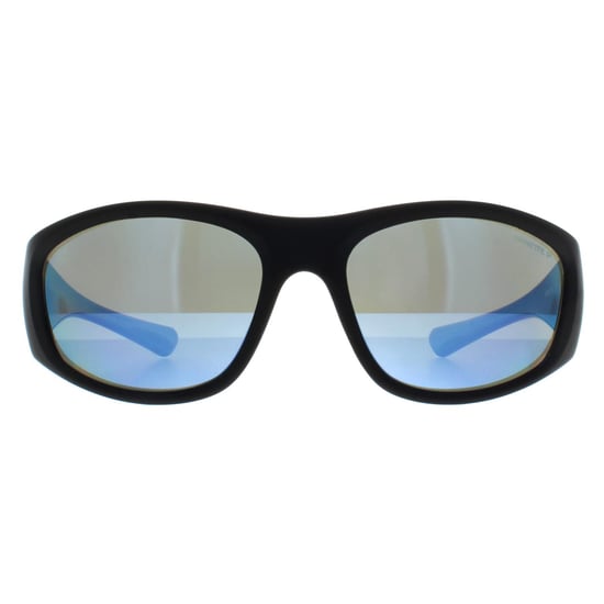 Arnette Wrap Mens Matte Black Blue Mirror Polarized AN4331 Ilum - Image 1