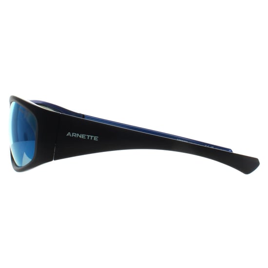 Arnette Wrap Mens Matte Black Blue Mirror Polarized AN4331 Ilum - Image 2