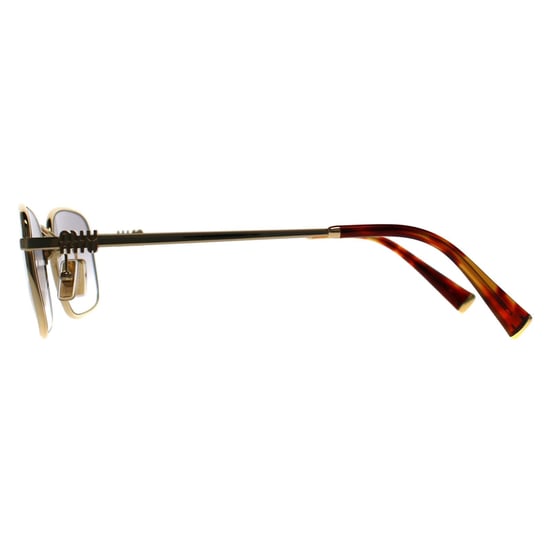 Miu Miu Rectangle Womens Gold Gris oscuro a transparente degradado MU53AS - Image 2