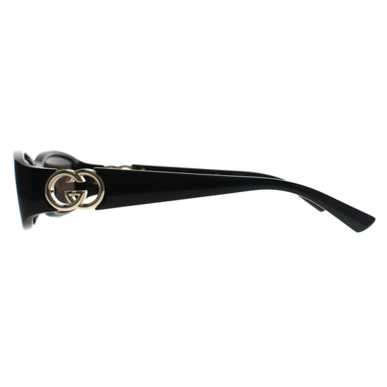 Gucci Rectángulo Mujer Negro Oro Gris GG1661S - Image 2