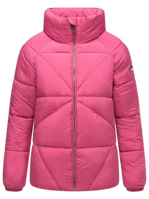 Chaqueta acolchada invierno mujer Navahoo Schokolinaa con cuello alto - Image 2