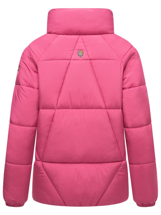 Chaqueta acolchada invierno mujer Navahoo Schokolinaa con cuello alto - Image 4