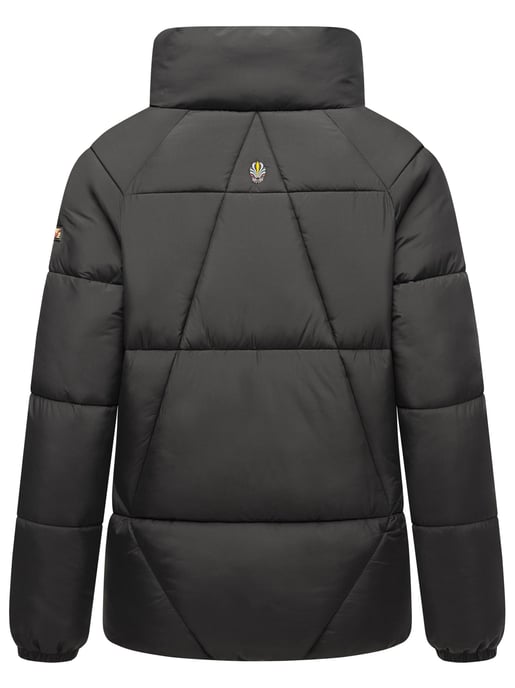 Chaqueta acolchada invierno mujer Navahoo Schokolinaa con cuello alto - Image 4