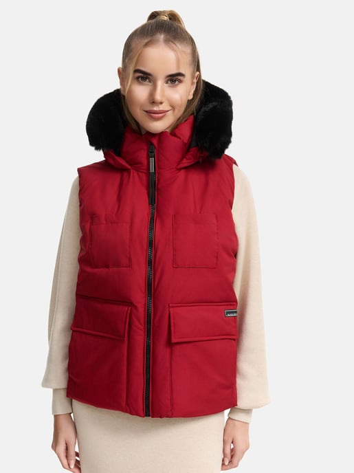 Chaleco de invierno para mujer Navahoo Cinnamon Bunny - cálido y elegante - Image 6