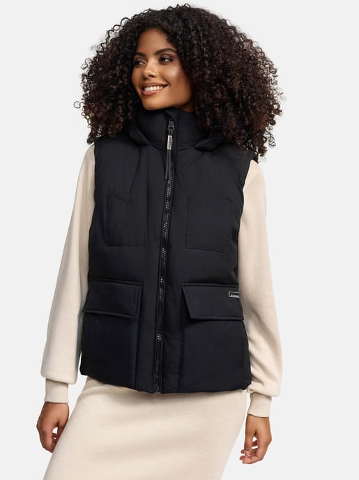 Chaleco de invierno para mujer Navahoo Cinnamon Bunny - cálido y elegante - Image 6