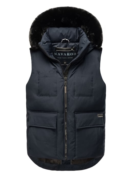 Chaleco de invierno para mujer Navahoo Cinnamon Bunny - cálido y elegante - Image 1