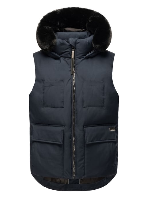 Chaleco de invierno para mujer Navahoo Cinnamon Bunny - cálido y elegante - Image 2