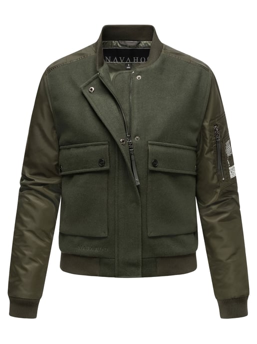 Chaqueta de entretiempo estilo bomber para mujer Navahoo Willstehaben - Image 1