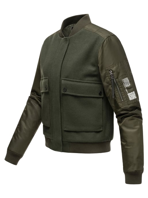 Chaqueta de entretiempo estilo bomber para mujer Navahoo Willstehaben - Image 3
