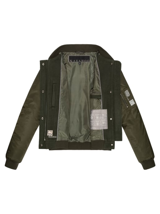Chaqueta de entretiempo estilo bomber para mujer Navahoo Willstehaben - Image 5