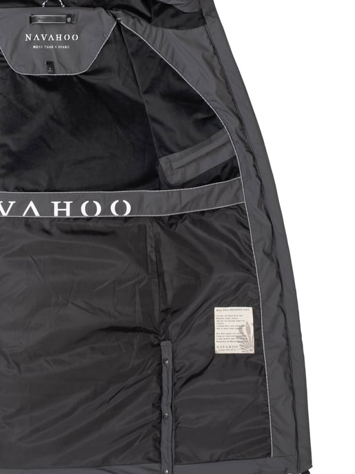 Abrigo acolchado de invierno para mujer Navahoo Smacking Bear - cálido y elegante - Image 5