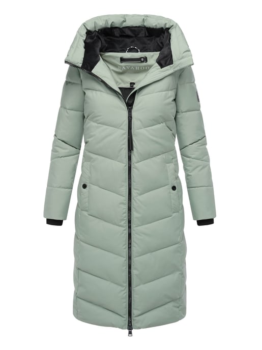 Abrigo acolchado de invierno para mujer Navahoo Smacking Bear - cálido y elegante - Image 1