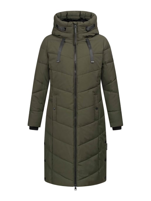 Abrigo acolchado de invierno para mujer Navahoo Smacking Bear - cálido y elegante - Image 2