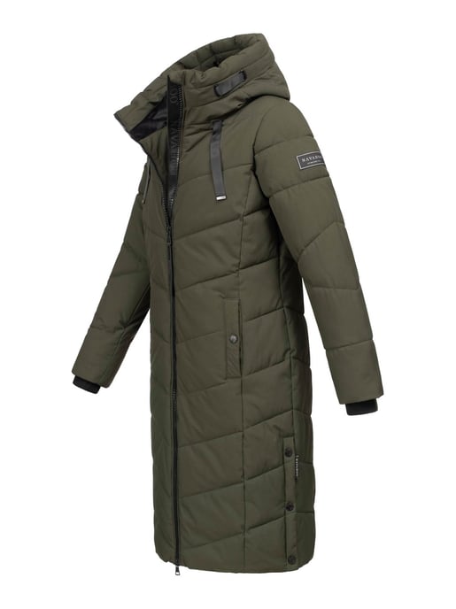 Abrigo acolchado de invierno para mujer Navahoo Smacking Bear - cálido y elegante - Image 3